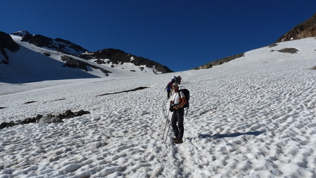 auf dem Similaun-Gletscher