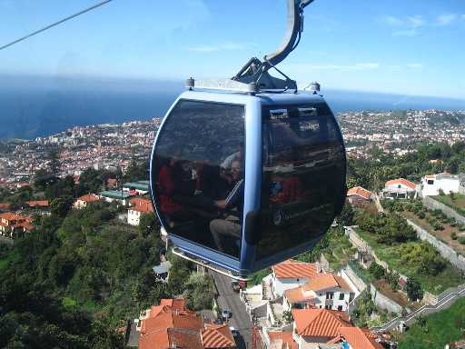 Seilbahn über Funchal