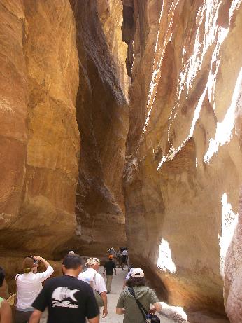 Schlucht in Petra